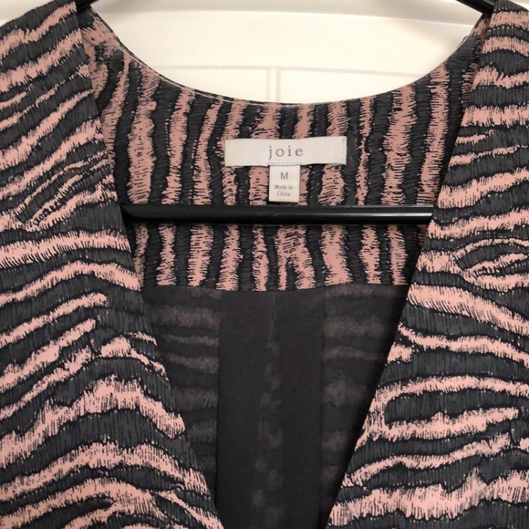 Joie parish’s zebra print puff sleeve jumpsuit - Picture 6 of 8